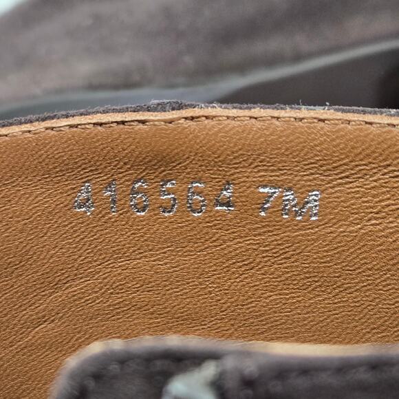 Aquatalia Ulyssaa Espresso Brown Suede Casual Ankle Bootie Boots Womens 7 M - Picture 14 of 16